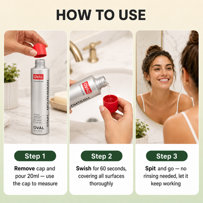 Ovál iD Stain Whitening Mouthwash